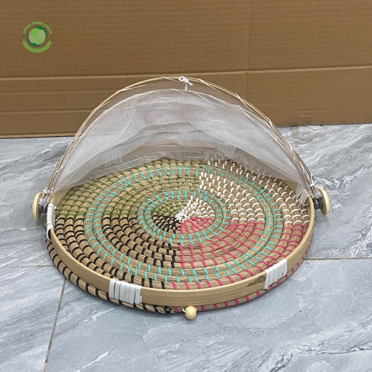 Lồng bàn cói FC-SG-0026 - Ảnh 2